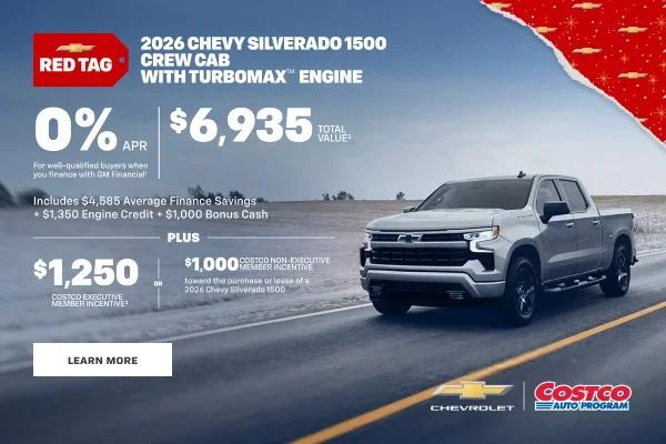 2026 Silverado 1500 Crew Cab w/Turbomax
